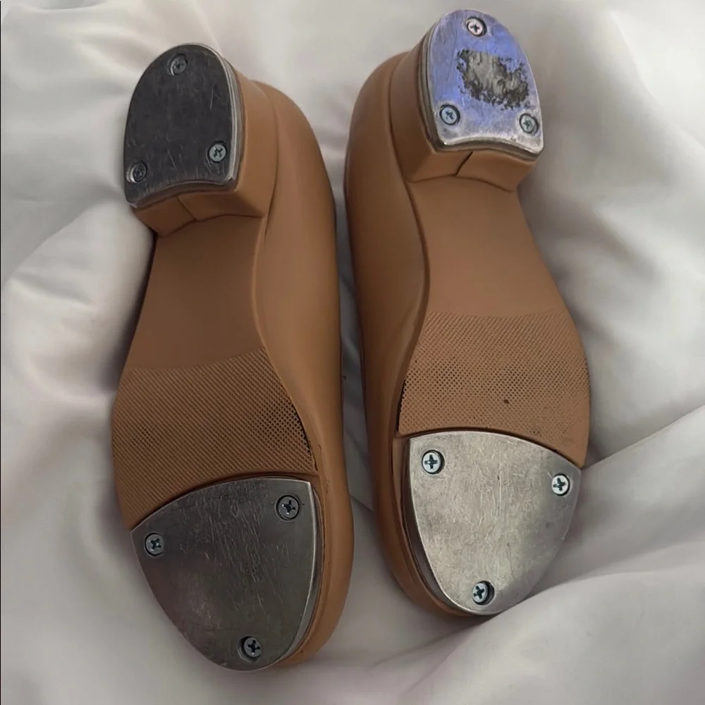 Kids Tan Tap shoes 9” long